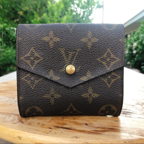 lv monogram small wallet